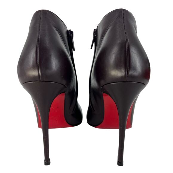 Christian Louboutin Bellissima 100MM Leather Ankle Booties - Picture 7 of 16